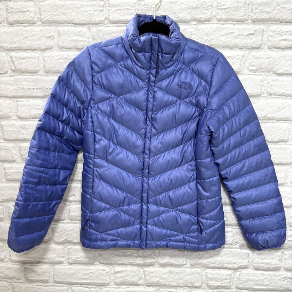 The North Face Womens Down Puffer Jacket Coat 550 Fill Power Purple Medium‎